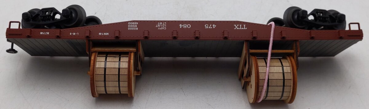 Weaver MSHIP10LD O Gauge TTX Fish Belly Flatcar #475084 (3-Rail) EX