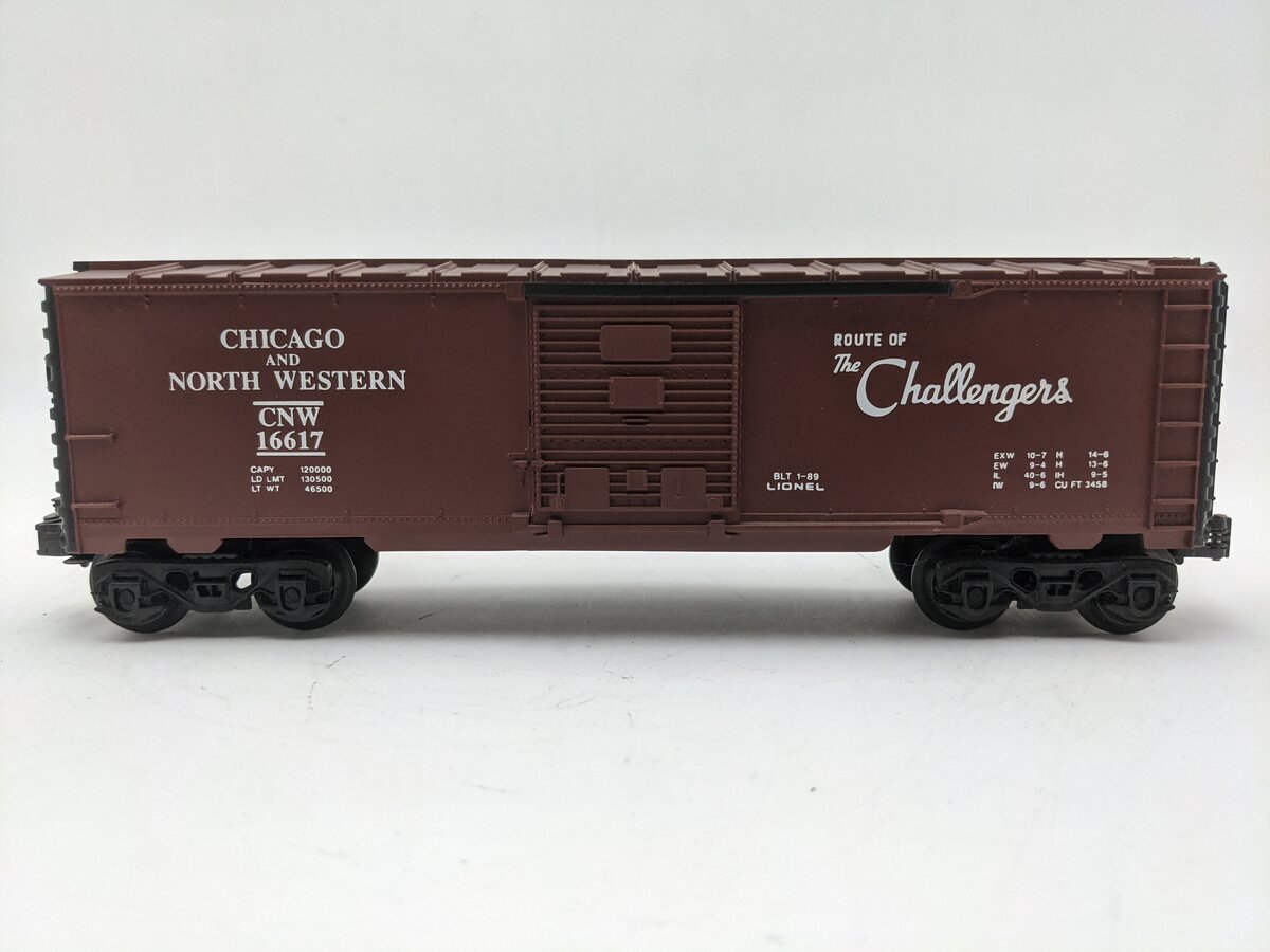 Lionel 6-16617 O Gauge Chicago & Northwestern Boxcar with ETD EX