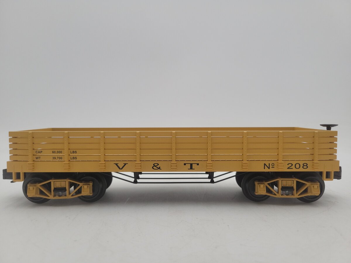MTH 30-7262 O Gauge Virginia & Truckee 19th Century Gondola #208 EX/Box