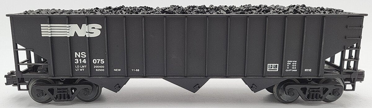 Weaver O Gauge Norfolk Southern Coal Hopper Car w/ Load #314075 EX