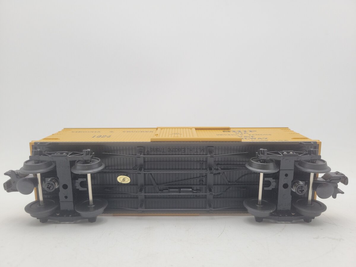 MTH 30-74237 Virginia & Truckee 19th Century 34' Box Car EX/Box