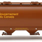MTH 30-75586 O Canadian Wheat 4-Bay Cylindrical Covered Hopper #600520 LN