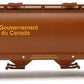 MTH 30-75586 O Canadian Wheat 4-Bay Cylindrical Covered Hopper #600520 LN