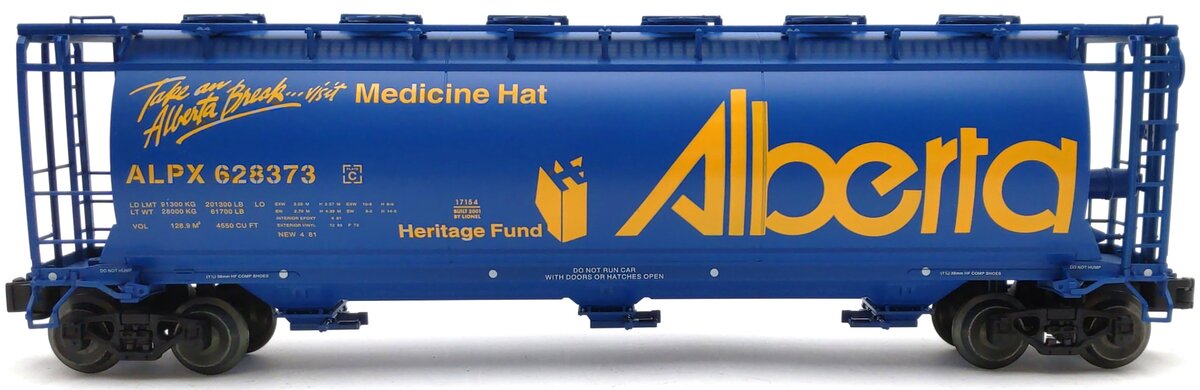 Lionel 6-17154 O Gauge Alberta Cylindrical Hopper #628373 LN