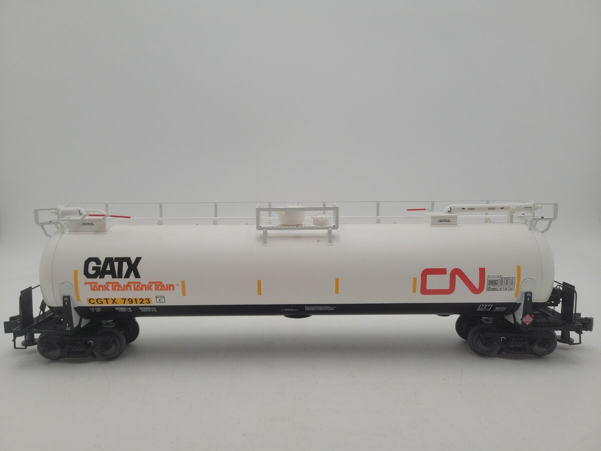 Lionel 6-85152 O Canadian National Tank Train Car White #79123 EX/Box