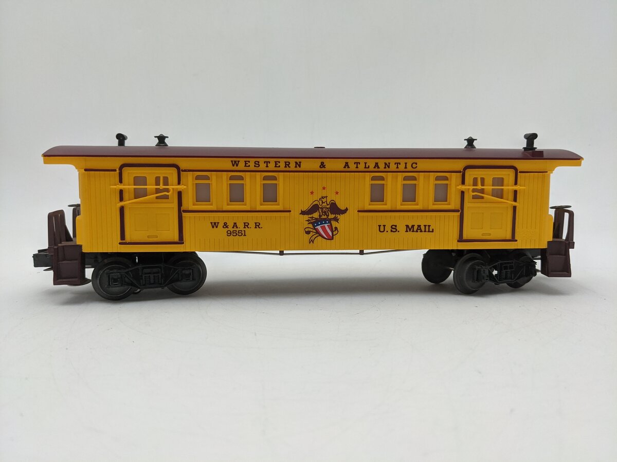 Lionel 6-9551 O Gauge W&ARR US Mail/Baggage Car #9551 EX