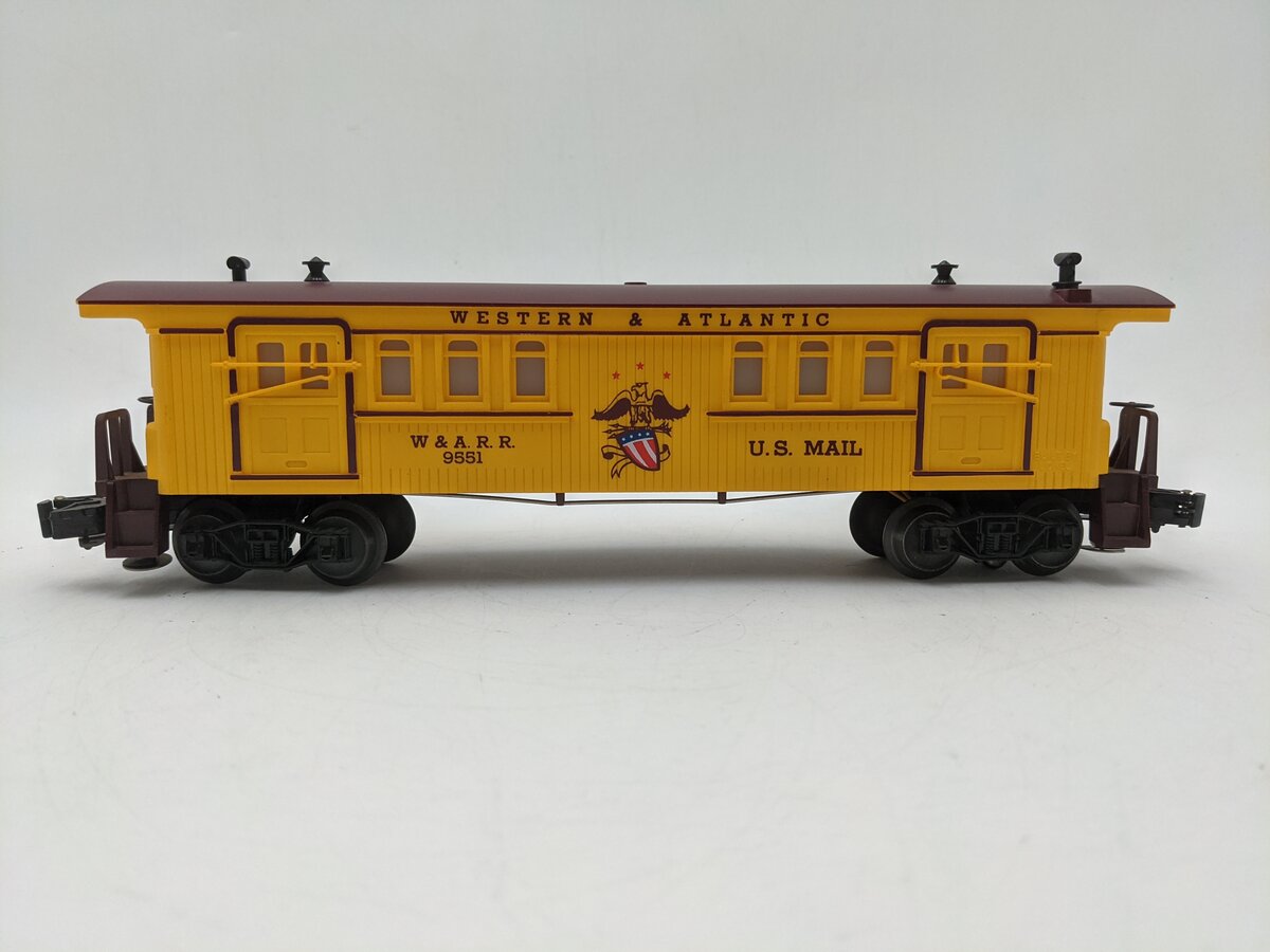 Lionel 6-9551 O Gauge W&ARR US Mail/Baggage Car #9551 EX