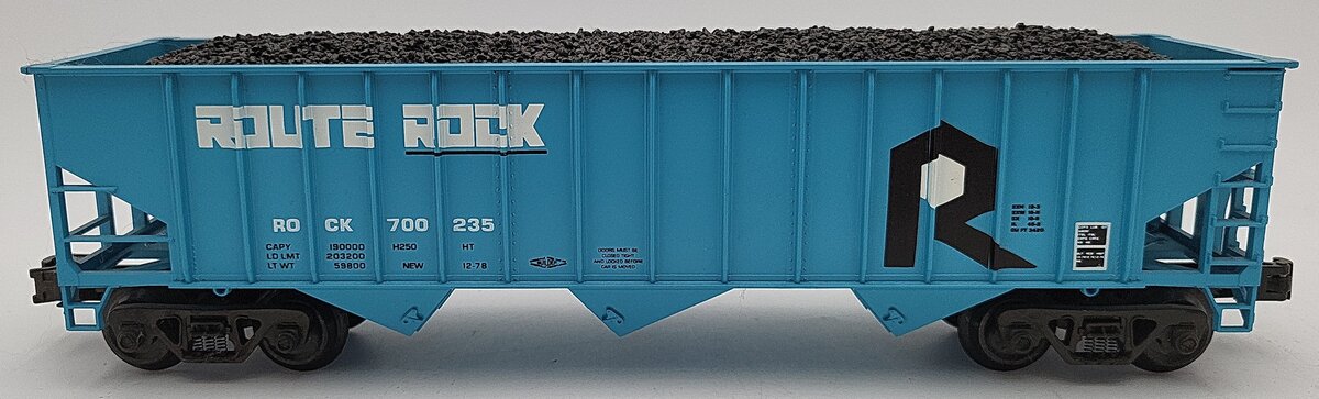 Weaver O Gauge Route Rock Coal Hopper Car #700235 EX