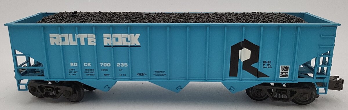 Weaver O Gauge Route Rock Coal Hopper Car #700235 EX