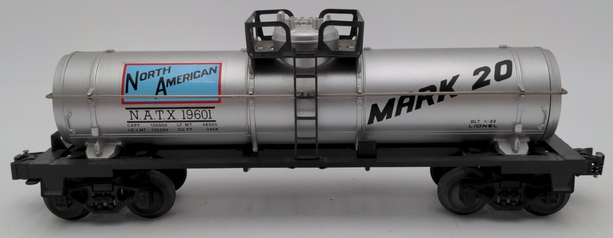 Lionel 6-19601 O Gauge North American Single Dome Tank Car #19601 EX