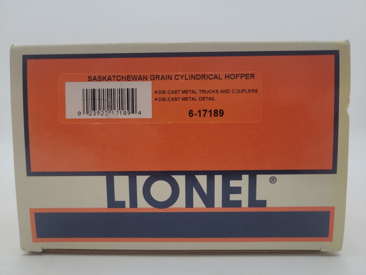 Lionel 6-17189 O Gauge Saskatchewan Grain Hopper #625338 EX/Box