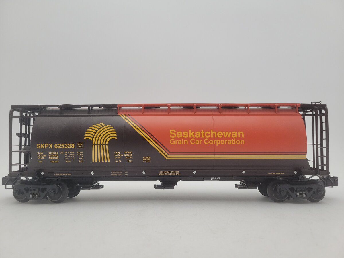 Lionel 6-17189 O Gauge Saskatchewan Grain Hopper #625338 EX/Box