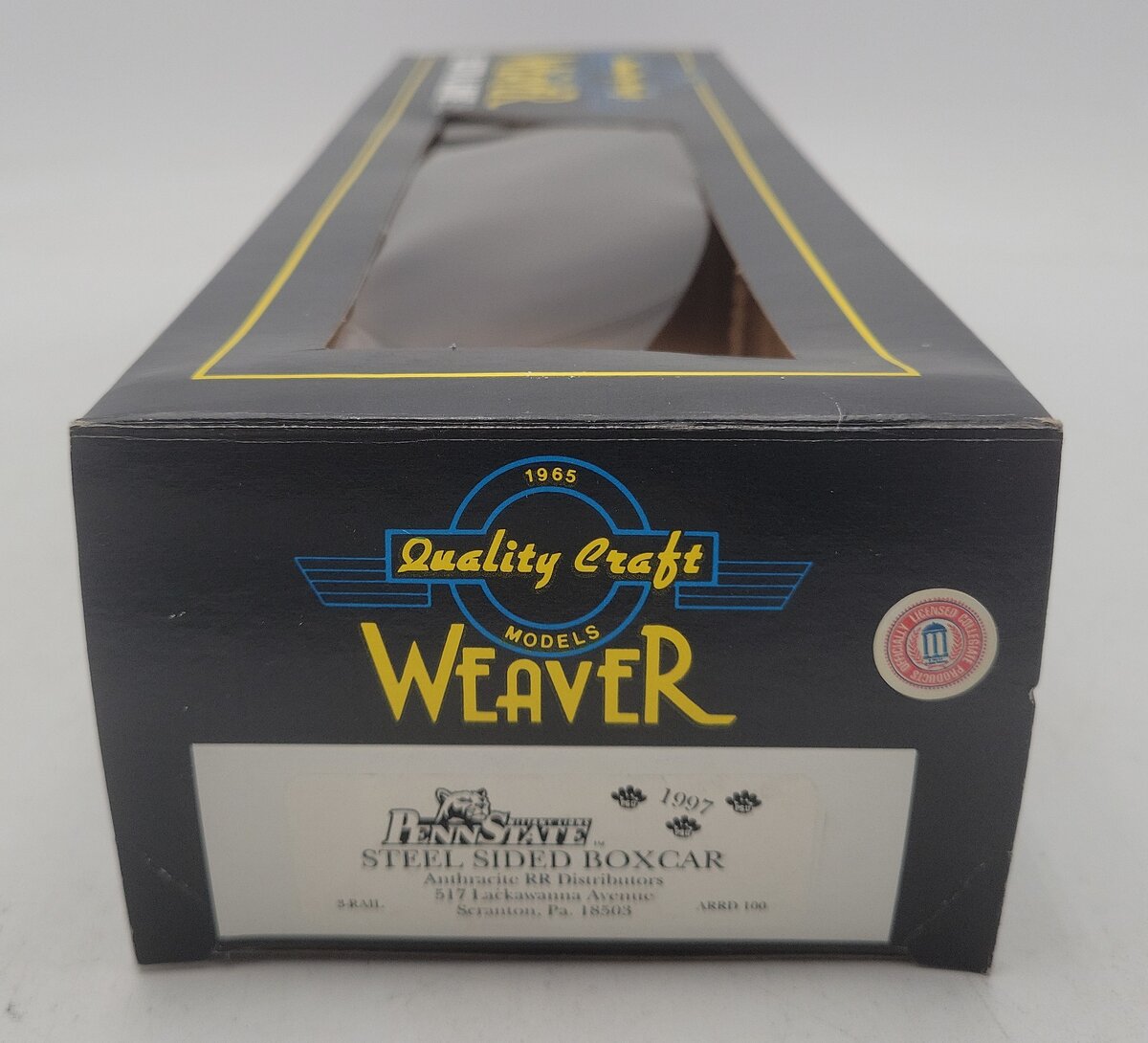 Weaver O Gauge Penn State Steel Sided Boxcar (3-Rail) EX/Box