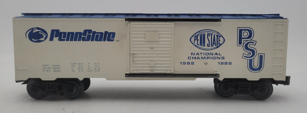 Weaver O Gauge Penn State Steel Sided Boxcar (3-Rail) EX/Box