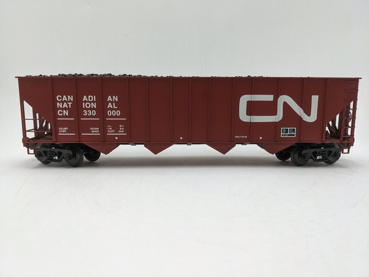 Weaver O Gauge Canadian National Hopper With Coal Load EX