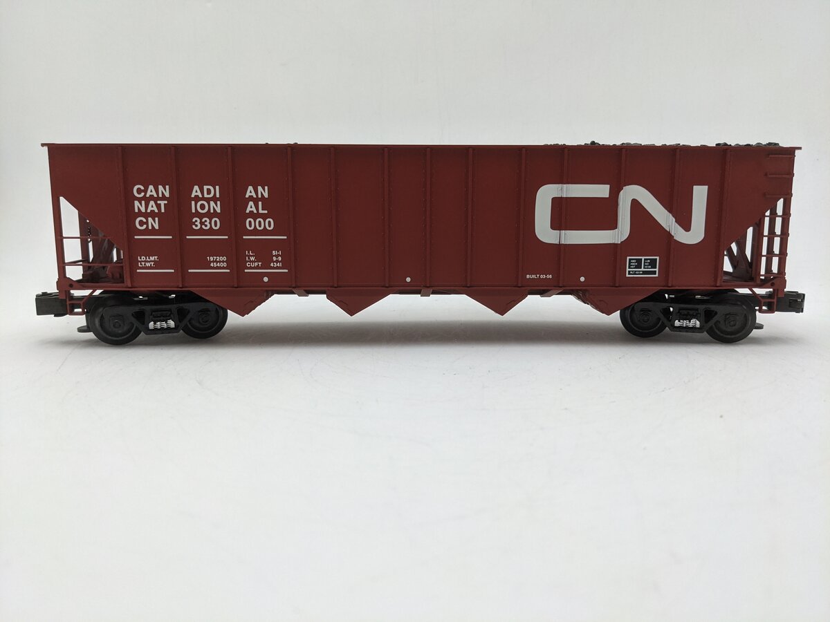 Weaver O Gauge Canadian National Hopper With Coal Load EX