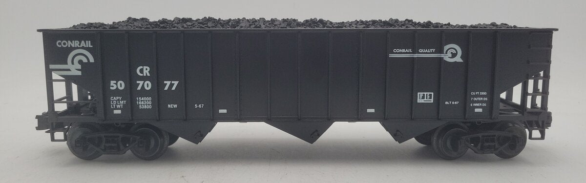 Weaver 507077 O Gauge Conrail Quality Coal Hopper (3-Rail) VG/Box