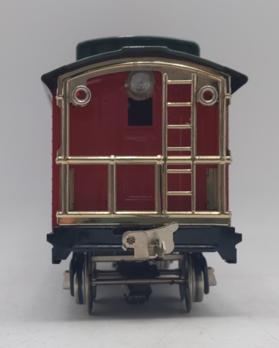Lionel 5160 Standard Gauge Red and Green Caboose #5160 VG