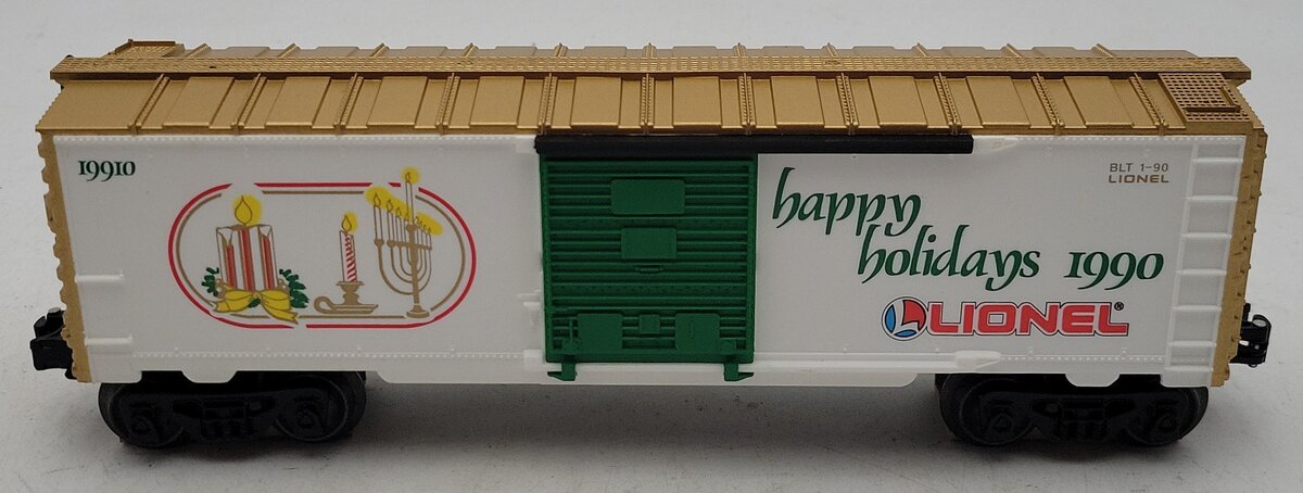 Lionel 6-19910 O Gauge 1990 Seasons Greetings Box Car LN