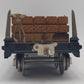Lionel Standard Gauge Flatcar w/Wood Load #5130 EX