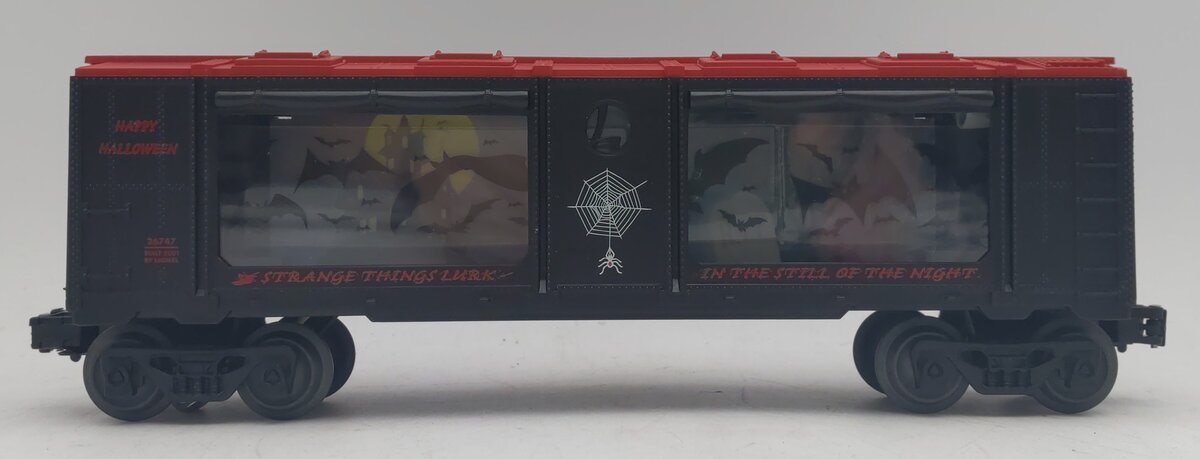 Lionel 6-26747 O Gauge Halloween Bats Aquarium Car LN