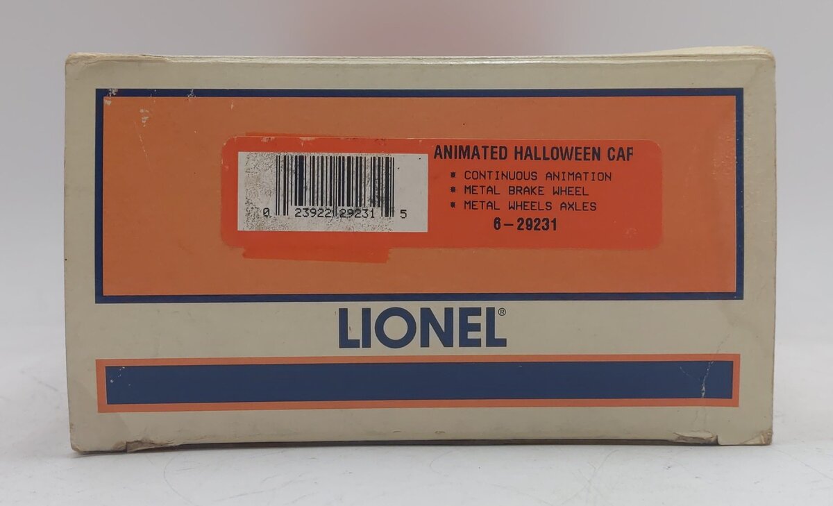 Lionel 6-29231 O Gauge Animated Halloween Boxcar LN/Box