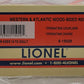 Lionel 6-15029 O Gauge Western & Atlantic Woodside Reefer NIB