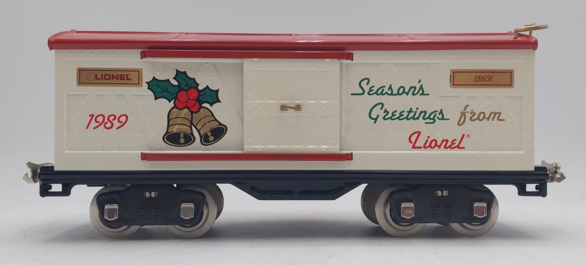 Lionel 6-13601 Standard Gauge 1989 Seasons Greetings Christmas Car NIB
