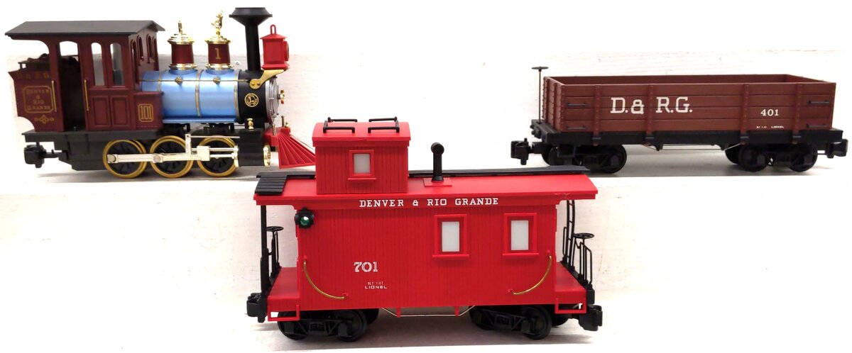 Lionel 8-81000 Gold Rush Special G Gauge Steam Freight Train Set LN/Box