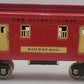 Lionel 6-13400 Standard Gauge The Lionel Lines 323 Red Baggage Car EX