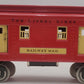 Lionel 6-13400 Standard Gauge The Lionel Lines 323 Red Baggage Car EX