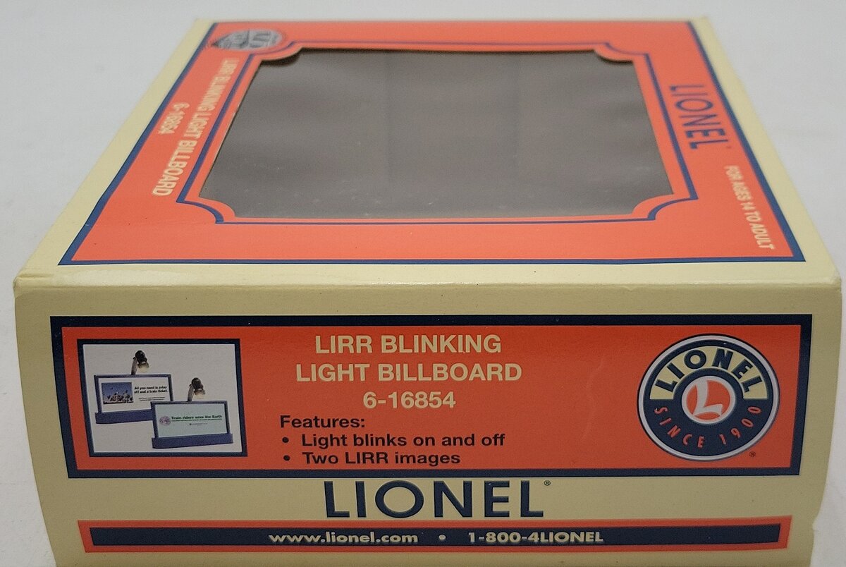 Lionel 6-16854 MTA LIRR Blinking Billboard NIB