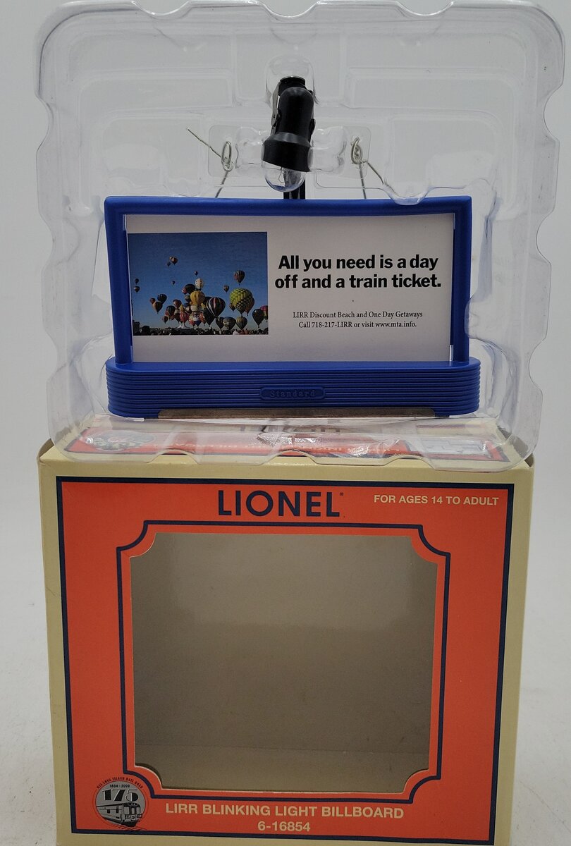 Lionel 6-16854 MTA LIRR Blinking Billboard NIB