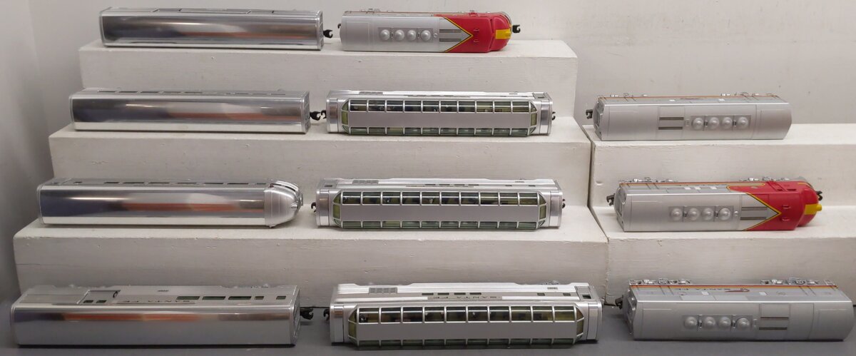 Lionel 6-21786 O Gauge Santa Fe ABBA F3 Diesel Passenger Train Set VG/Box