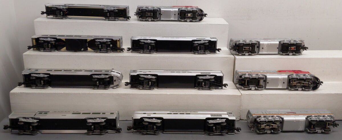 Lionel 6-21786 O Gauge Santa Fe ABBA F3 Diesel Passenger Train Set VG/Box
