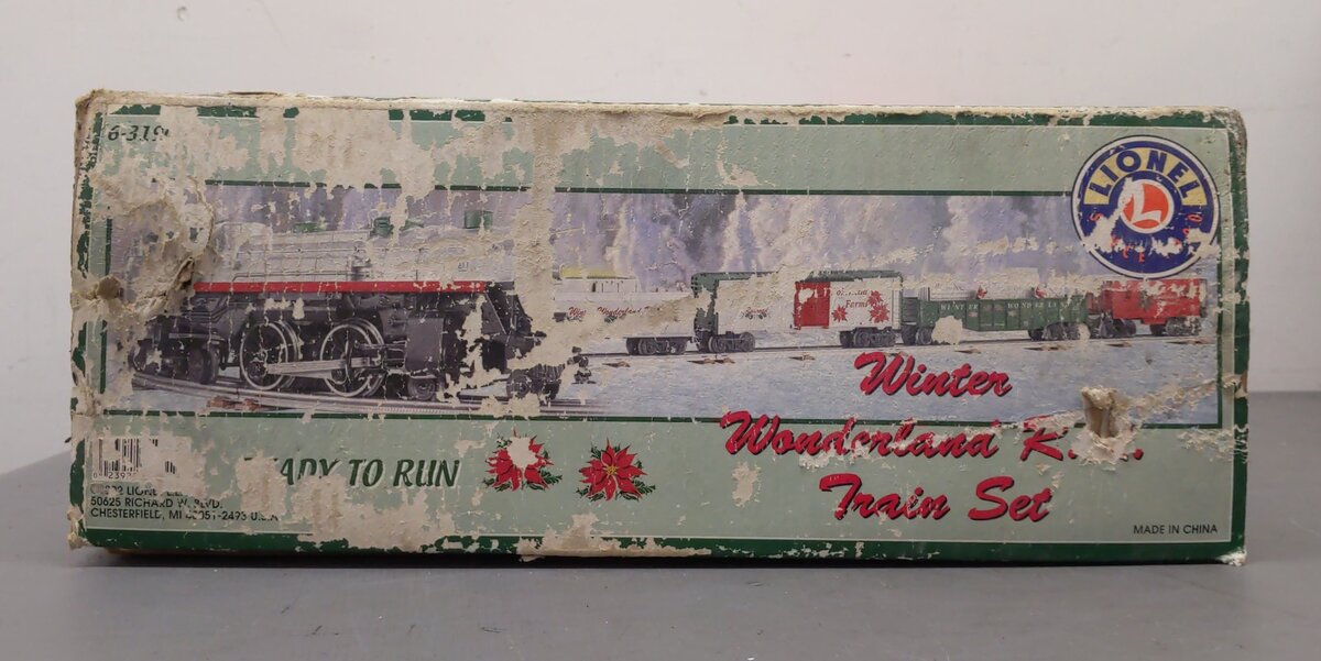 Lionel 6-31901 Winter Wonderland O Gauge Steam Train Set EX/Box
