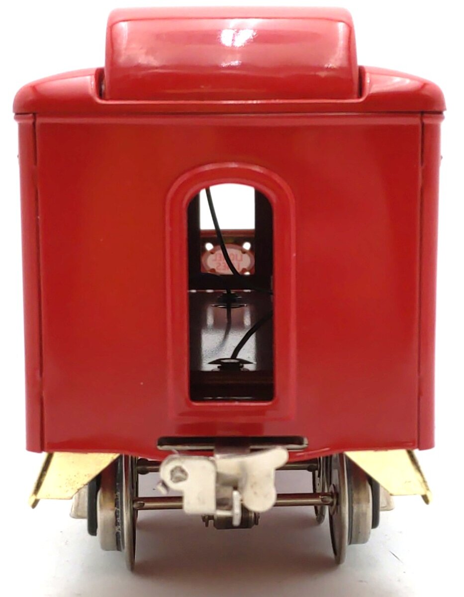 Lionel 6-13402 Standard Gauge Red Tinplate Observation Car #325 EX