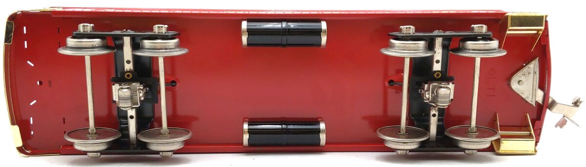 Lionel 6-13402 Standard Gauge Red Tinplate Observation Car #325 EX