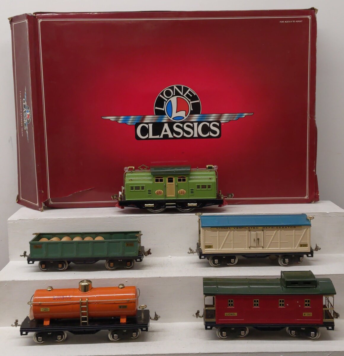 Lionel 6-13001 Standard Gauge 1-318 500 Series Electric Freight Train Set EX/Box