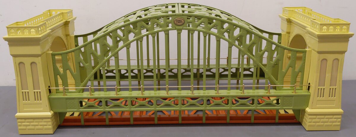 Lionel 6-32904 O Gauge Green & Cream Tinplate Hellgate Bridge #305 EX/Box