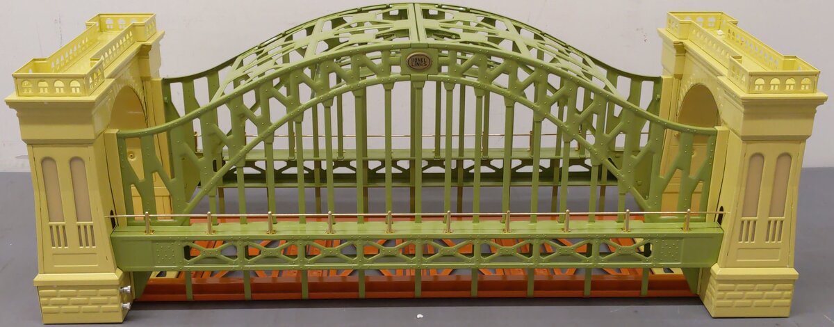 Lionel 6-32904 O Gauge Green & Cream Tinplate Hellgate Bridge #305 EX/Box