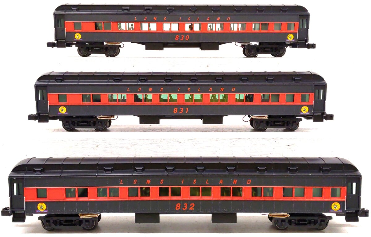 Lionel 6-15570 O Scale Long Island 18 inch Heavyweight Passenger Cars (Set of 3) LN/Box