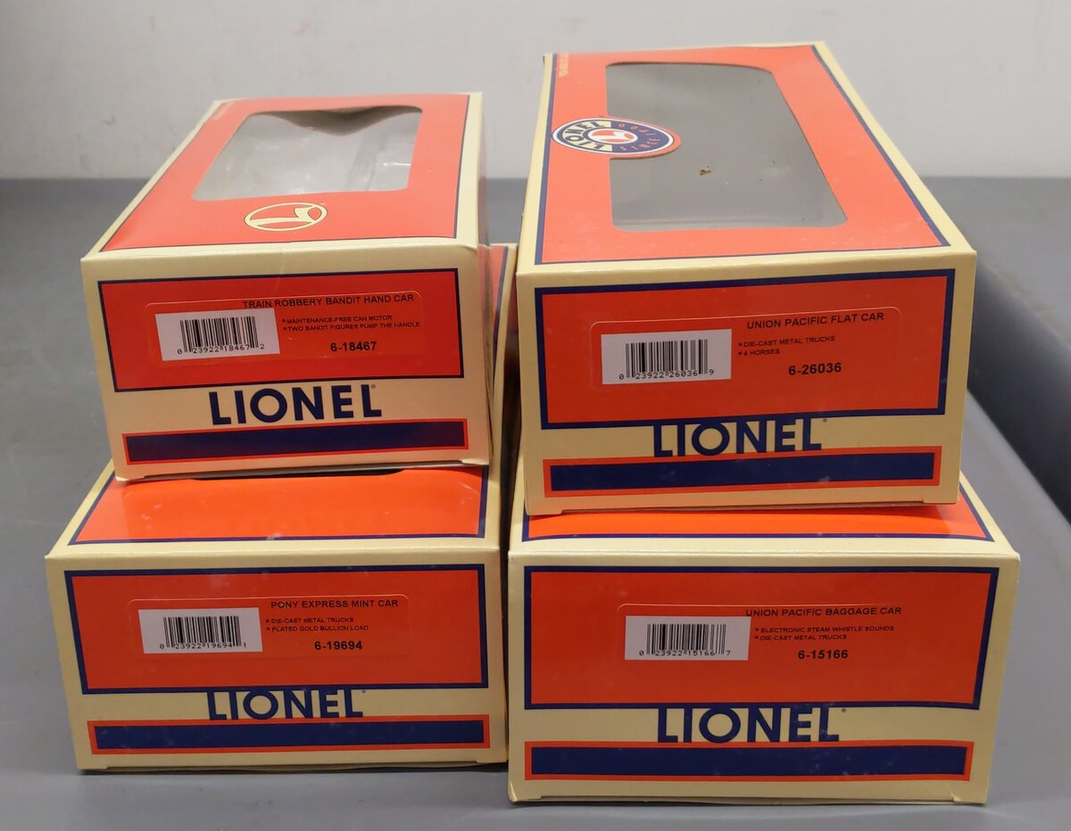 Lionel 6-31939 O Gauge Great Train Robbery Steam Train Set LN/Box