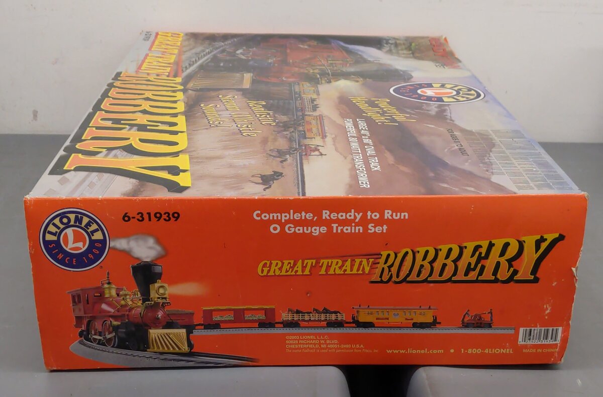 Lionel 6-31939 O Gauge Great Train Robbery Steam Train Set LN/Box