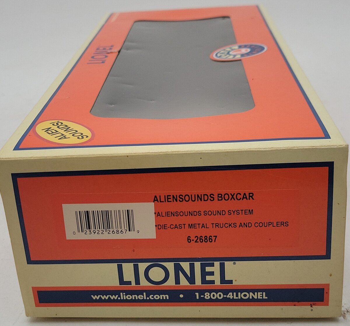 Lionel 6-26867 O Gauge Groom Lake Operating AlienSounds Boxcar NIB