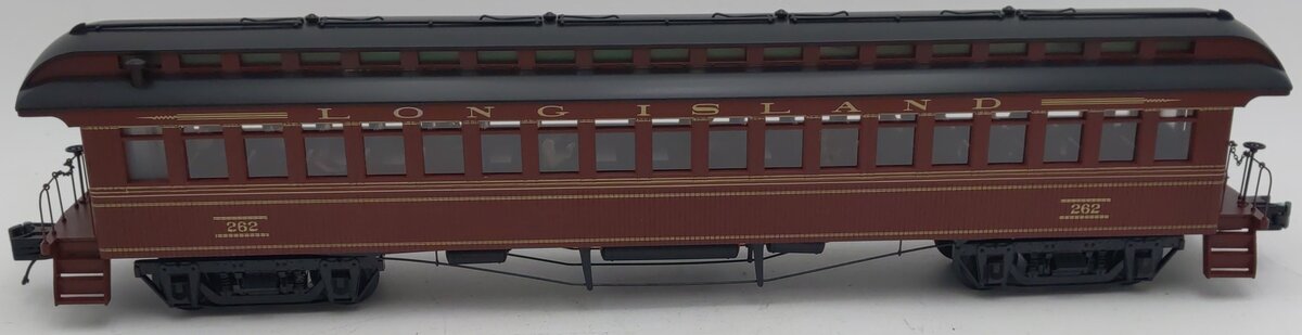 MTH 20-62021B O Long Island 64’ Woodsided Coach Passenger Car VG