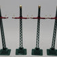 MTH 10-1094 Standard Gauge Peacock/Red #71 Telegraph Post Set (Pack of 6) EX/Box