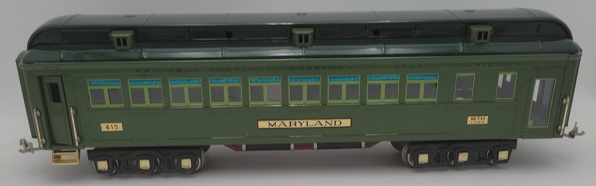 MTH 10-1078C Standard Gauge Maryland State Solarium Car #415 EX/Box