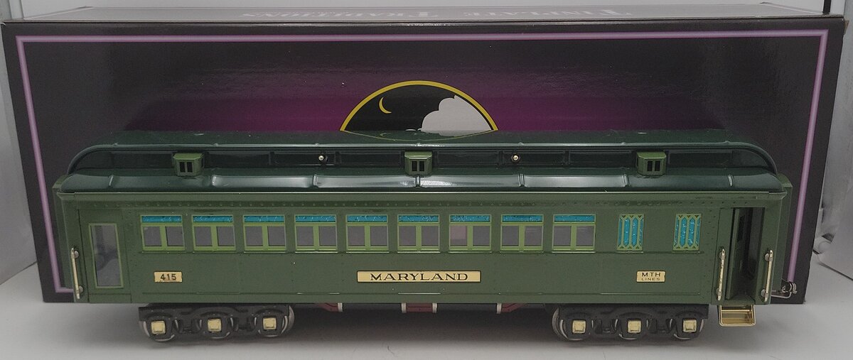 MTH 10-1078C Standard Gauge Maryland State Solarium Car #415 EX/Box