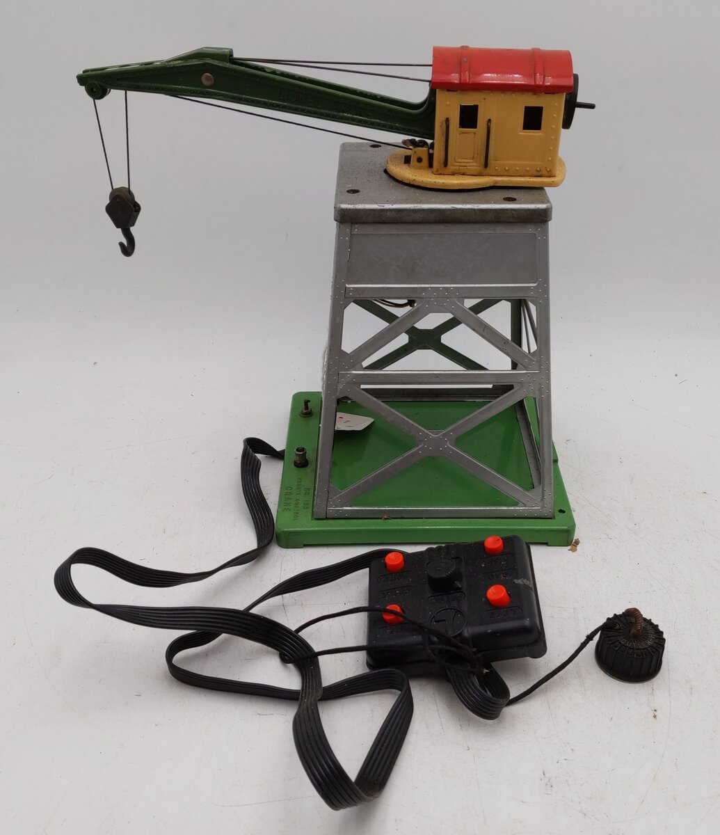 Lionel 165 Vintage O Operating Gantry Crane with Electromagnet VG